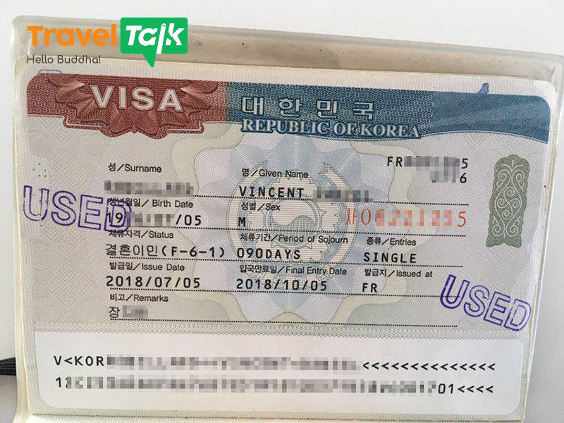 Xin Visa kết hôn Hàn Quốc mất bao lâu