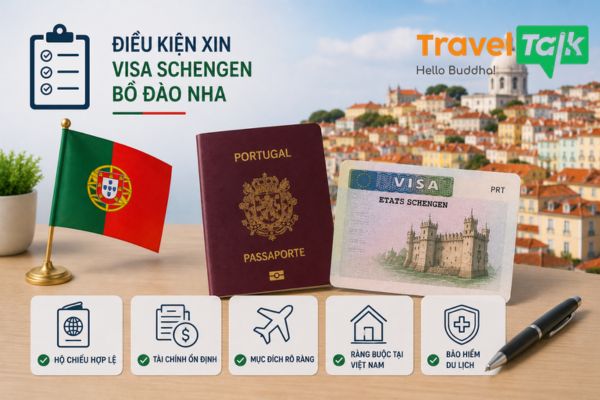 Điều kiện xin Visa Schengen Bồ Đào Nha