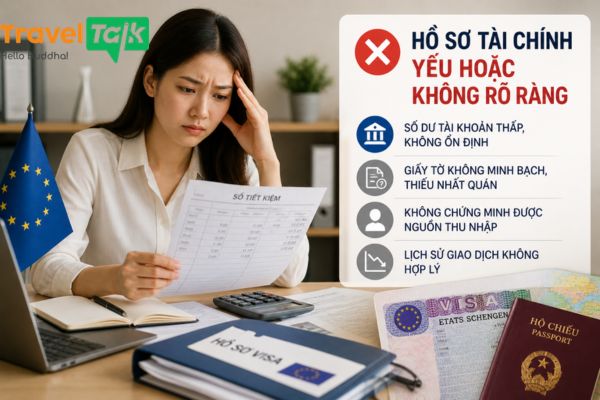 Hồ sơ tài chính yếu hoặc không rõ ràng