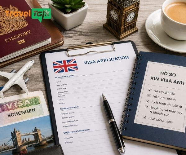 Hồ sơ xin Visa Anh sau khi có Visa Schengen