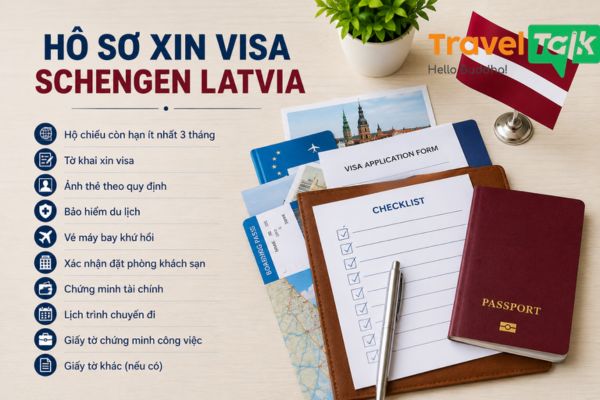 Hồ sơ xin visa schengen Latvia