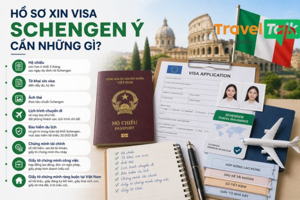 Hồ sơ xin visa Schengen Ý