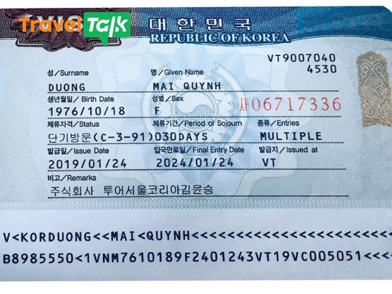 kinh nghiệm xin visa hàn quốc tự túc