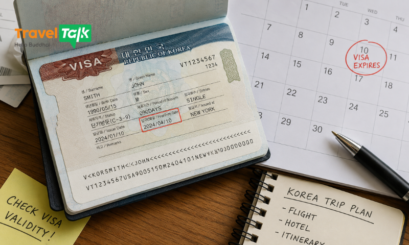 Thời hạn visa Hàn Quốc