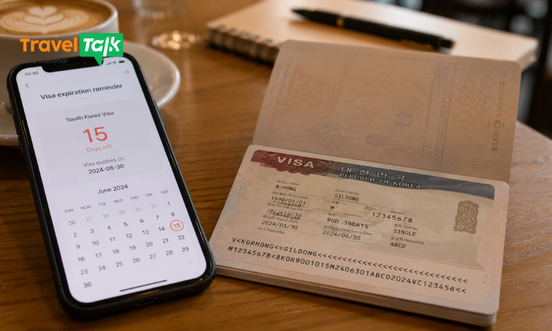Thời hạn visa Hàn Quốc