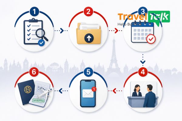 Kinh nghiệm tăng tỷ lệ đậu visa Pháp