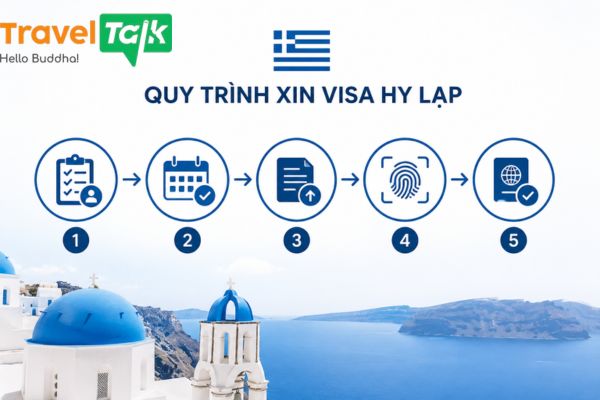 Quy trình xin visa Hy Lạp chi tiết từng bước