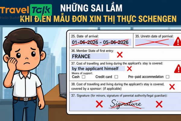 Những lỗi thường gặp khi điền đơn