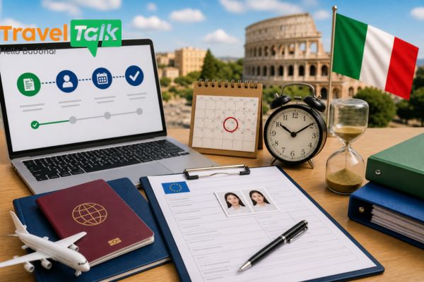Xin visa Ý mất bao lâu?