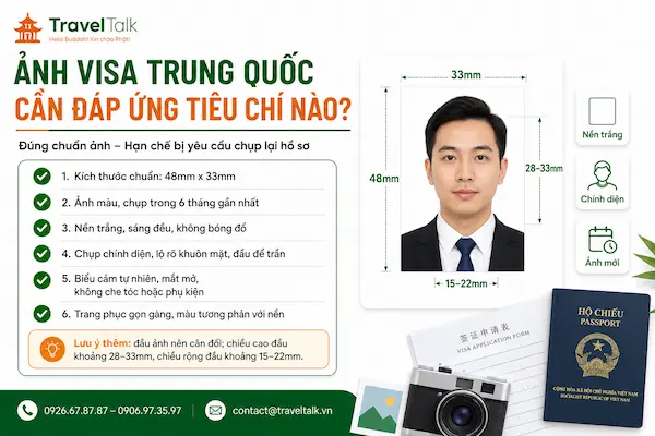 Ảnh Visa Trung Quốc Sai Chuẩn: Kích Thước, Nền, Lỗi Thường Gặp 2 Ảnh visa Trung Quốc cần đáp ứng những tiêu chí nào?
