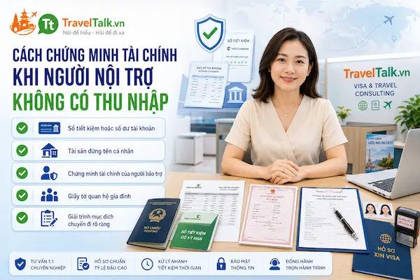 Cách chứng minh tài chính khi người nội trợ không có thu nhập