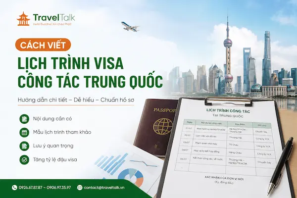 Lịch Trình Visa Trung Quốc Viết Thế Nào Cho Hợp Lý? 4 Cách viết lịch trình visa công tác Trung Quốc