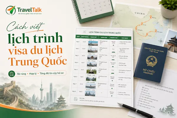 Lịch Trình Visa Trung Quốc Viết Thế Nào Cho Hợp Lý? 3 Cách viết lịch trình visa du lịch Trung Quốc
