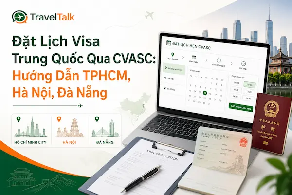 Đặt Lịch Visa Trung Quốc Qua CVASC: Hướng Dẫn TPHCM, Hà Nội, Đà Nẵng