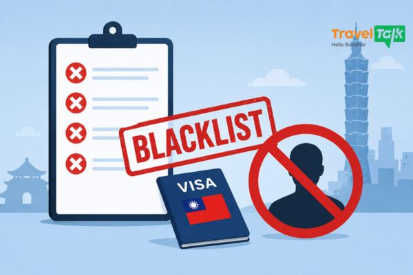 Dấu hiệu cho thấy bạn có thể bị blacklist visa Đài Loan