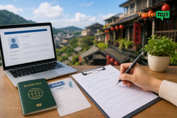 Điền đơn xin visa du học Đài Loan
