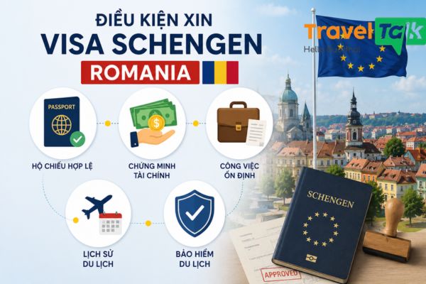 Điều kiện xin Visa Schengen Romania