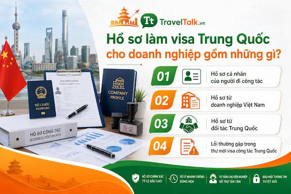 Hồ sơ làm visa Trung Quốc cho doanh nghiệp gồm những gì?