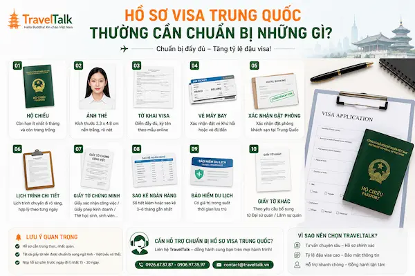 Dịch Vụ Visa Các Nước Trọn Gói 2026 5 Hồ sơ visa thường cần chuẩn bị những gì?