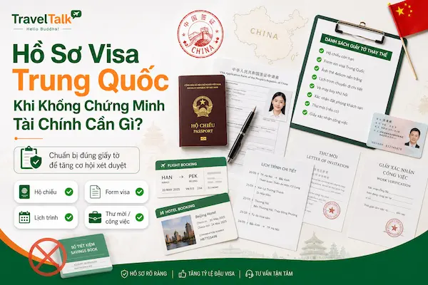 Hồ Sơ Visa Trung Quốc Khi Không Chứng Minh Tài Chính Cần Gì?