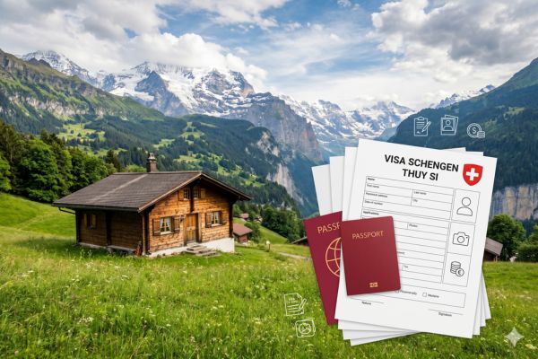 Hồ sơ xin visa Schengen Thụy Sĩ