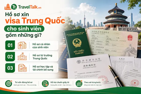 Hồ sơ xin visa Trung Quốc cho sinh viên gồm những gì?