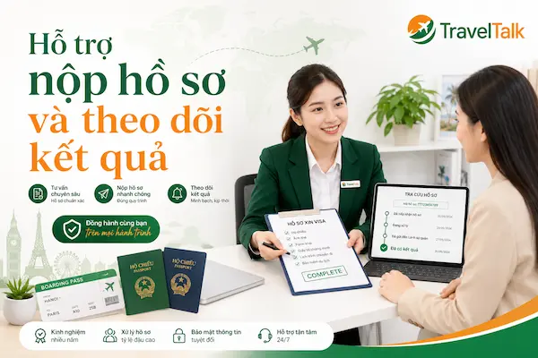 Hỗ trợ nộp hồ sơ và theo dõi kết quả