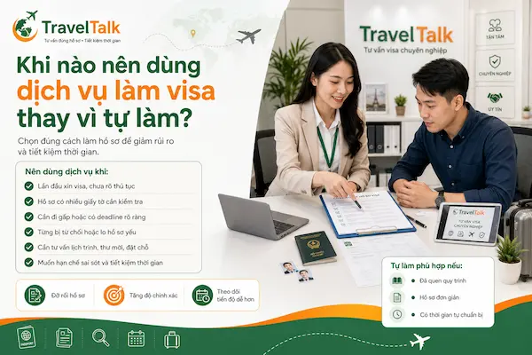 Dịch Vụ Visa Các Nước Trọn Gói 2026 6 Khi nào nên dùng dịch vụ làm visa thay vì tự làm?