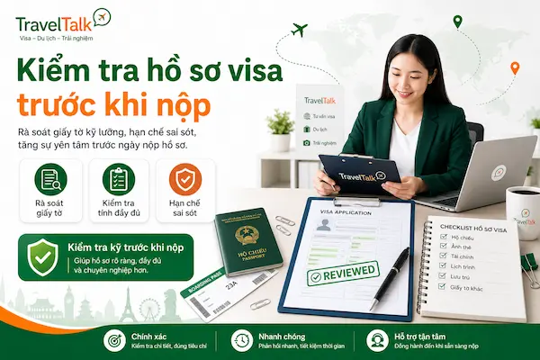 Câu hỏi thường gặp về dịch vụ visa 6 Kiểm tra hồ sơ visa trước khi nộp
