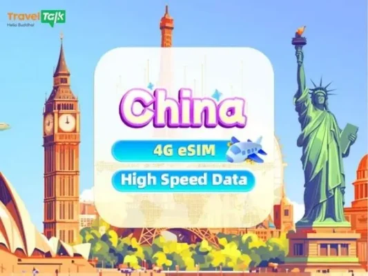 Mua eSIM du lịch Trung Quốc