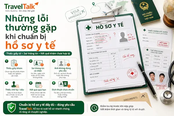 Visa Trung Quốc Đi Khám Chữa Bệnh: Hồ Sơ, Thư Mời, Lưu Ý 5 Những lỗi thường gặp khi chuẩn bị hồ sơ y tế