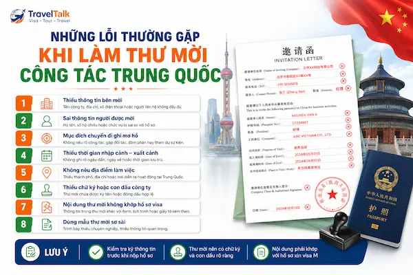 Những Lỗi Thường Gặp Khi Làm Thư Mời Công Tác Trung Quốc