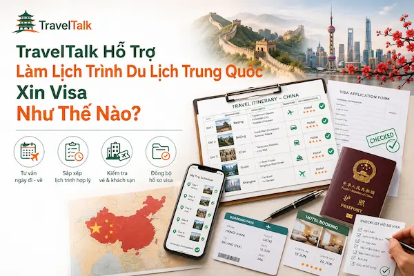 TravelTalk Hỗ Trợ Làm Lịch Trình Du Lịch Trung Quốc Xin Visa Như Thế Nào?