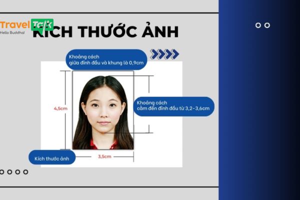 Ảnh visa Đài Loan: Quy định kích thước và tiêu chuẩn mới 2026 1 Kích thước ảnh visa Đài Loan là bao nhiêu?