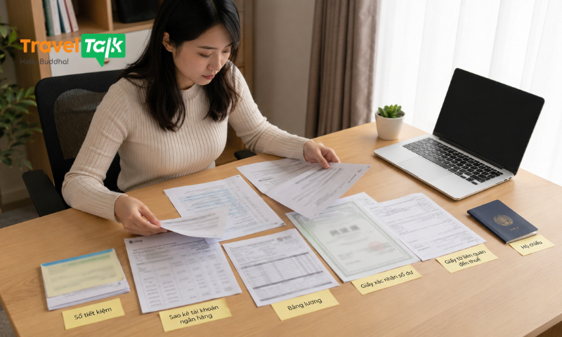 Những giấy tờ cần chuẩn bị hồ sơ chứng minh tài chính Nhật 2 Hồ sơ chứng minh tài chính Nhật