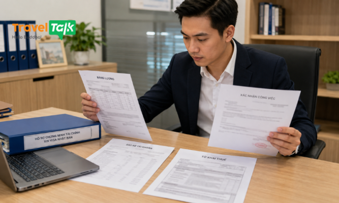 Hồ sơ chứng minh tài chính Nhật