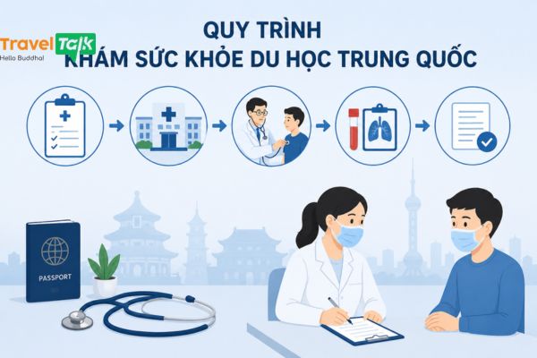 Hướng dẫn khám sức khỏe du học Trung Quốc đúng quy định 2026 4 Quy trình khám sức khỏe du học Trung Quốc