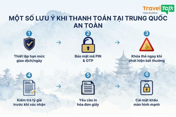 Lưu ý khi thanh toán tại Trung Quốc