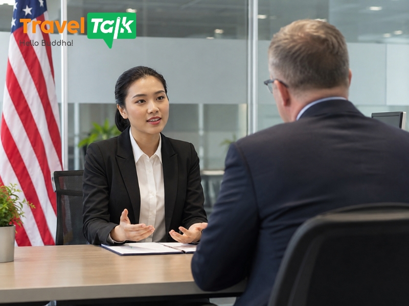 Nên trả lời phỏng vấn Mỹ