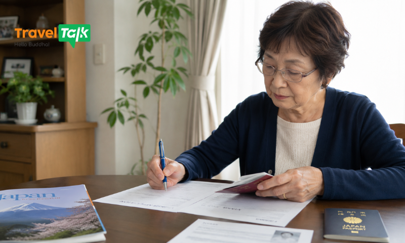 Người lớn tuổi xin visa Nhật