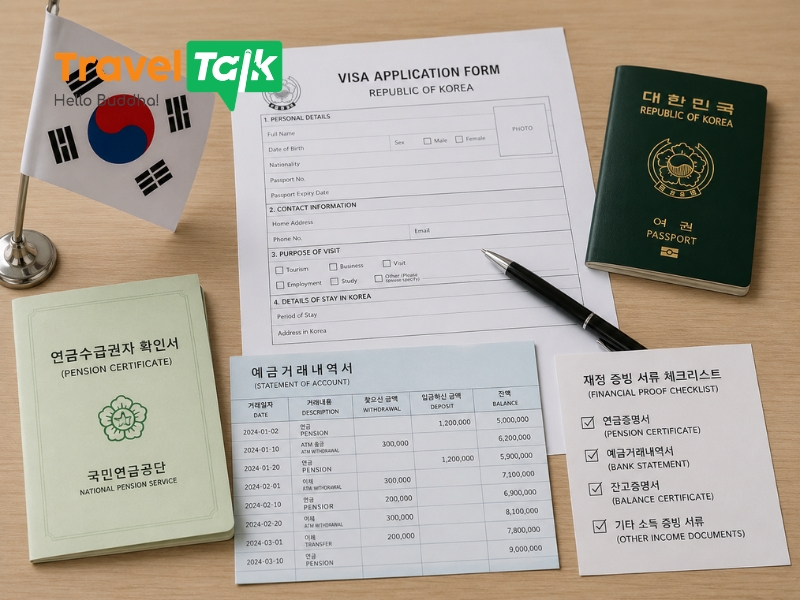 Người nghỉ hưu xin visa Hàn: Hướng dẫn chứng minh tài chính chi tiết 1 Người nghỉ hưu xin visa Hàn
