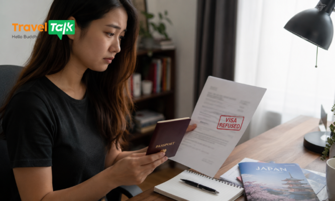 Sau trượt visa Nhật