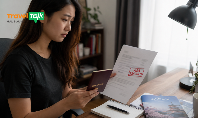 Sau trượt visa Nhật