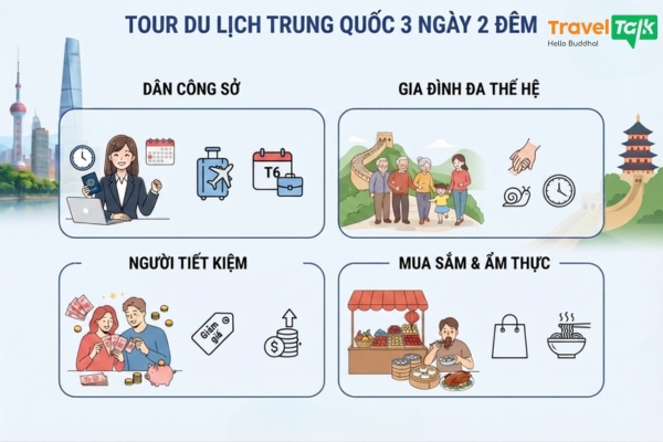 Cẩm nang từ A-Z chọn tour du lịch Trung Quốc 3 ngày 2 đêm lý tưởng nhất 1 Tour du lịch Trung Quốc phù hợp cho nhiều đối tượng