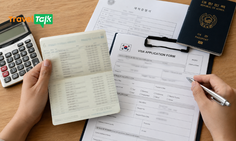 Visa Hàn cần sổ tiết kiệm không? Những trường hợp được miễn chứng minh 1 Sổ tiết kiệm cần có khi làm Visa Hàn