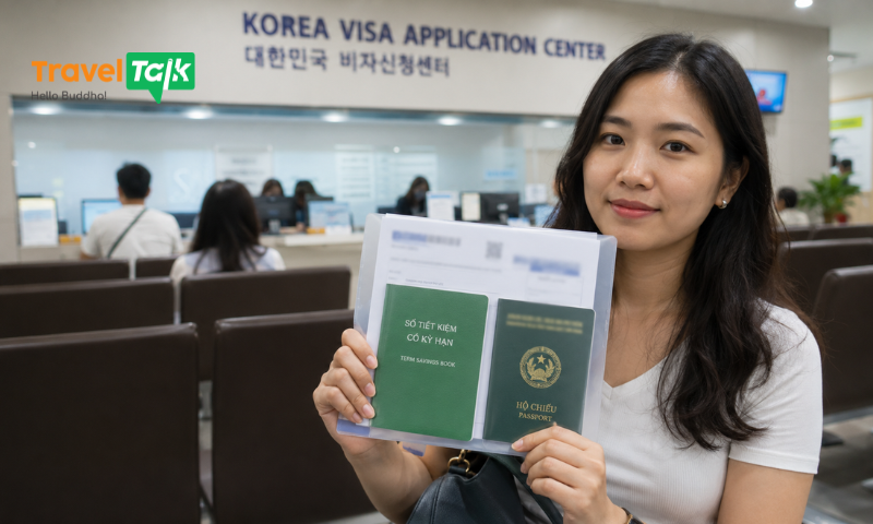 Visa Hàn cần sổ tiết kiệm không? Những trường hợp được miễn chứng minh 3 Sổ tiết kiệm cần có khi làm Visa Hàn