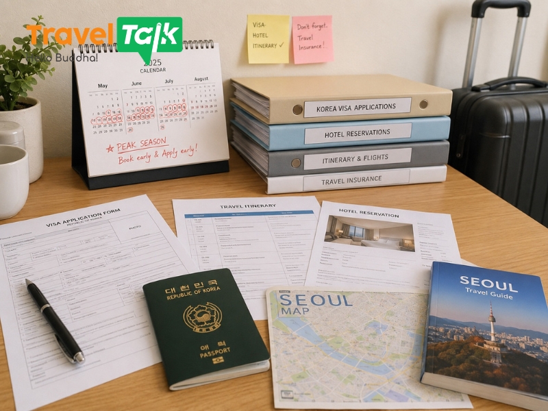 Bí quyết chuẩn bị hồ sơ tăng khả năng được duyệt visa Hàn mùa cao điểm 4 visa Hàn mùa cao điểm