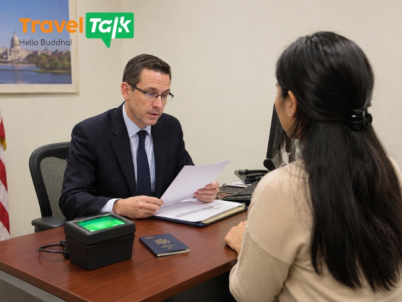 Visa Mỹ có phải lăn tay