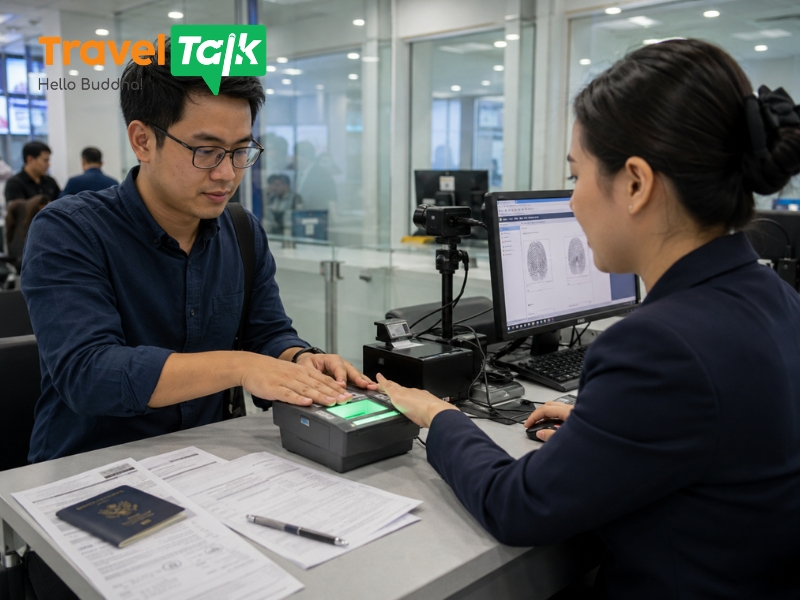 Visa Mỹ có phải lăn tay