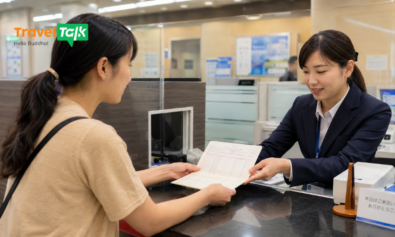 Sổ tiết kiệm cần khi làm Visa Nhật